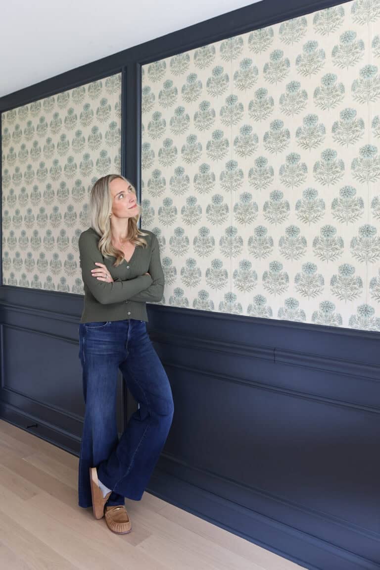 Why I added wallpaper inside my picture frame molding boxes